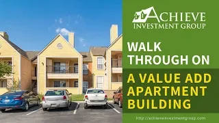 Walk through on a value add apartment building with James Kandasamy with Achieve Investment Group