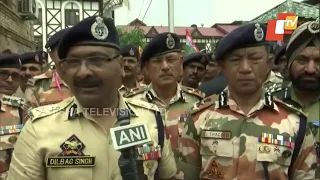 Wreath laying ceremony of ITBP jawans held at DPL Srinagar in J & K