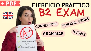 ¿Cuántas te sabes? ✏️ Examen de inglés B2 - Ejercicio + PDF con gramática, phrasal verbs y más!