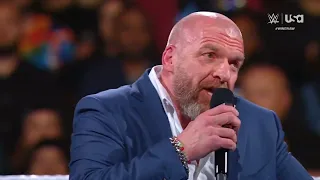 WWE RAW PAUL "TRIPLE H " LEVESQUE ENTRANCE 04/08/24