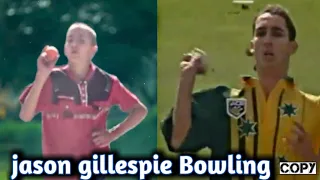 jason gillespie bowling Action copy same