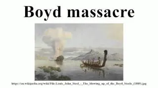 Boyd massacre