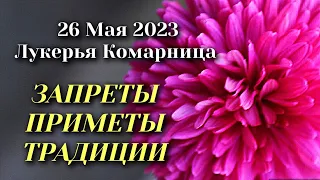 26 Мая День Лукерьи Комарницы. Запреты, приметы, суеверия. Народные традиции и обряды.