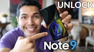 How To Unlock Galaxy Note 9 - Passcode & Carrier Unlock (AT&T, T-mobile, etc).