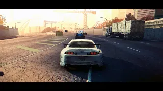 Need for Speed Most Wanted Remastered 2023 Toyota Supra Pursuit Lvl 5