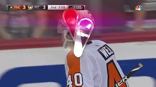 Jordan Weal Goal - Philadelphia Flyers vs Pittsburgh Penguins 3/25/18