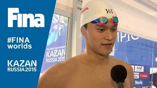 Yang Sun: winner of Men's 400m Freestyle in Kazan (RUS)