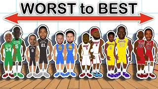 All-Time NBA Duos ranked from WORST to BEST!