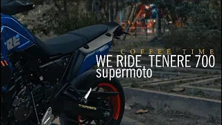 yamaha  tenere700 supermoto coffee time t7sm 4K 02