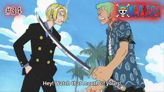 One Piece Episode 34 REACTION