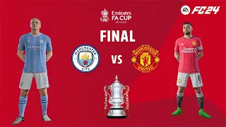 FC 24 - Manchester City Vs Manchester United | 2024 FA Cup Final | Penalty Shootout 4K