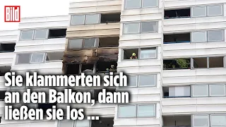 Brand in Berlin: Zwei Menschen springen aus Hochhaus in den Tod