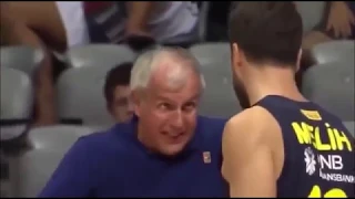 Obradovic Tüm Sinirli Anları | FB Basketbol