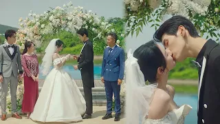 happy ending! CEO holds grand wedding for Cinderella,they kissed in the crowd's blessing