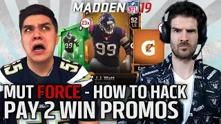 How to Hack Pay 2 Win Promos - MUT Force wtih Director & Trumpetmonkey