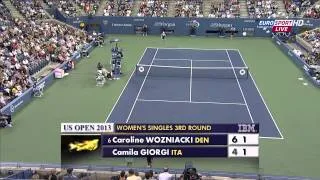 US Open 2013 R3 Camila Giorgi vs Caroline Wozniacki HD