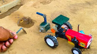 How to make water pump tractor science project idea - @Santroyce