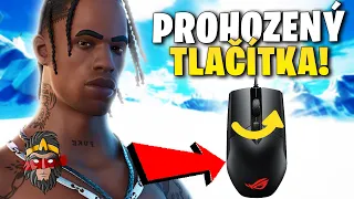 PROHOĎ SI TLAČÍTKA NA MYŠI FORTNITE *CHALLENGE*!!