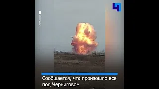 В соцсетях распространяются кадры падения, предположительно, Су-25 ВВС Украины