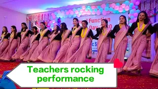 Teachers performance | Nepali Remix | Annual Day | Arya Public School | Easy Dance Center