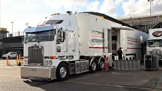 Meet the trucks that power Porsche race teams