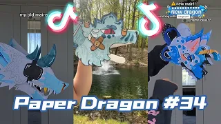 Dragon Puppet Crafts - Paper Dragon TikTok Compilation #34