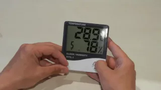Цифровой гигрометр-термометр (термогигрометр) HTC-1. Видеообзор