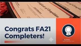FA21 Leadership Certificate Completion Video