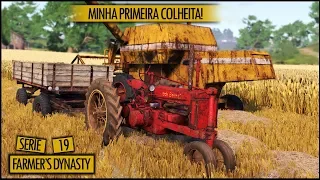 MINHA PRIMEIRA COLHEITA NO GAME! | FARMERS DYNASTY #19