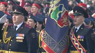 Victory Day 2023 in Novosibirsk - Russian Anthem