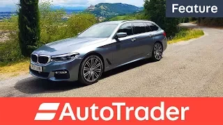 BMW 5 Series Touring 2017 France road trip