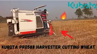 Kubota pro588 combine harvester II Wheat cutting machine II Mini harvester II Rice harvester