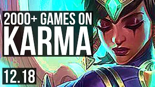 KARMA & Cait vs LEONA & MF (SUP) | 4/2/38, 2000+ games, 1.9M mastery | EUW Grandmaster | 12.18