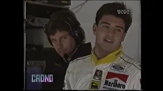 1993 February 15 @ 19 - Minardi F1 testing @ Estoril