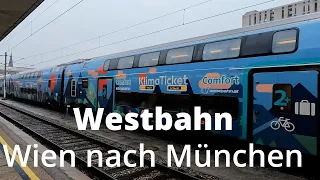 Westbahn - Train from Vienna to Munich - 1st class