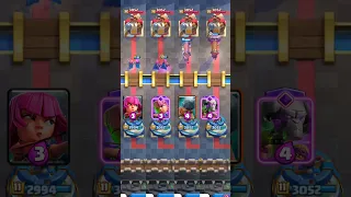 Evolution vs Normal - Archers - Battle Ram - Clash Royale #shorts