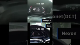 Sonet(DCT) vs Nexon acceleration #nexon #kiasonet #pistonhead05 #shorts