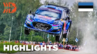 Tänak Max Attack - WRC Rally Estonia 2023 Friday Morning Highlights