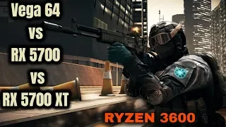 Ryzen 3600 | Vega 64 vs RX 5700 vs RX 5700 XT