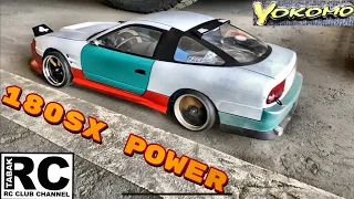 Первый дрифт NISSAN 180SX, Yokomo YD2. Rc drift на асфальте, что пошло не так?