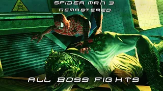 Spider-Man 3 - All Boss Fights (4K 60FPS)