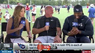 Derrick Henry Full interview @ Training camp - Talks contracts