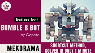 Mekorama - Bumble B Bot by Gepeto, Solved in only 1 minute, Featured Level, Walkthrough, Dilava Tech