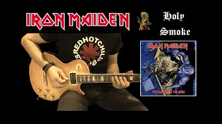 Iron Maiden - Holy Smoke - (rhythm guitar cover)