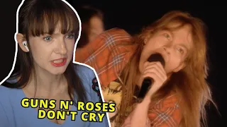 Guns N' Roses - Don't Cry | First Time Reaction