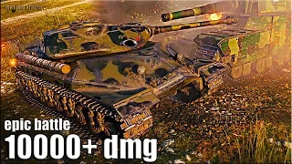 Объект 257 РЕКОРД ПО УРОНУ 🌟 10000+ dmg 🌟 World of Tanks лучший бой на советском тт 9 уровень