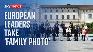 European leaders gather for photo at the European Political Community summit