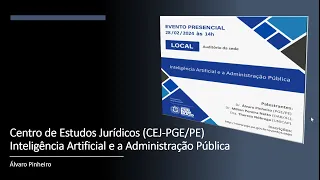 PGE (2024) Inteligência Artificial e a Administração Pública