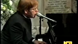 Elton John - Lady Diana Funeral - Arrival + Candle in the wind