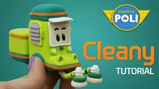 Transformed into clay♥ Cleany became so soft! | Friends of Robocar POLI | Gony’s Claytown